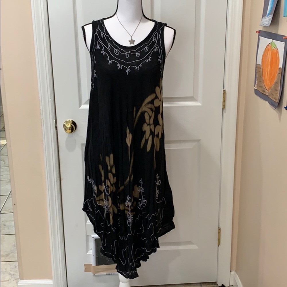 Ocean Breeze one size fits all 100% rayon dress